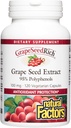 Facteurs naturels, GrapeSeedRich Grain Extract, Antioxydant Support pour une réponse inflammatoire saine, 120 Capsules