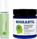 Migrastil Migraine Stick with Magnesium & Soothing Neck and Shoulder Cream Bundle
