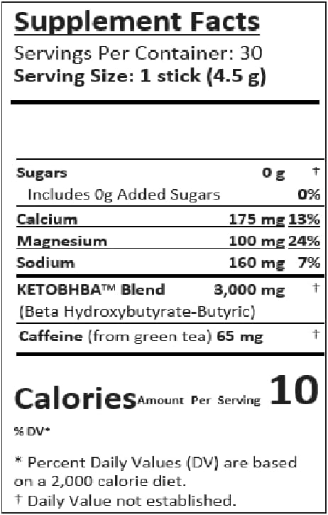 B-Epic B-KETO Soutien naturel au raisin pour votre bien-être - Conçu pour soutenir l'énergie naturelle et le bien-être - comprend 30 bâtonnets en poudre