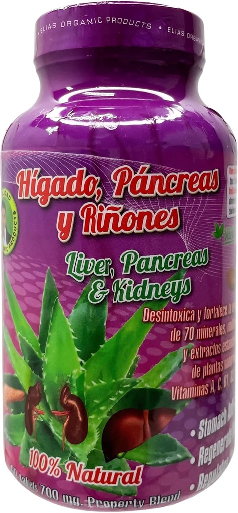Apoye el hígado, el páncreas y Los riñones saluables con ingrédients plantes naturelles. (1)