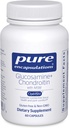 Encapsulations pures Glucosamine Chondroïtine avec MSM - Soutient la formation de cartilage mixte et normale* - Maintient l'activité enzymatique - Sans gluten et sans OGM - 60 capsules
