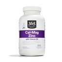 365 par Marché des aliments entiers, Cal-Mag-Zinc avec vitamine D3, Végétarien, 180 Compte
