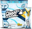 GHOST Packets d'hydratation, Crush citron, 24 bâtons, Poudre d'électrolyte - Supplément de boisson avec Magnésium, Potassium, Calcium, Vitamine C - Vegan Friendly, Sans soja, Sucre et Gluten