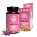 OAT MAMA Organic Lactation Supplement - 'You Got This' Fenugreek-Free Herbal Supplement with Milk Thistle, Shatavari & Moringa - Postpartum Lactation Support for Breastfeeding Moms