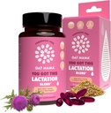 Supplément à base de plantes sans fenugrec avec chardon de lait, Shatavari & Moringa - Soutien à la lactation postpartum pour les mères allaitantes