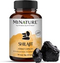 Capsules de Shilajit - Extrait de non OGM par mi Nature.