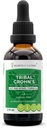 Extrait d'herbe de Tribal Crohn sans alcool, Teinture, Glycérite Slippery Elm, Persil, Marshmallow, Turmeric, Frankencens, Thé vert. Gut et Bowel Formule 2 oz