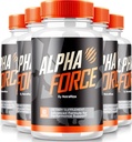 NutraRize (paquet de 5 capsules Alpha Force, toutes les pilules naturelles pour soutenir l'énergie et la performance, formule nutritionnelle pour la santé globale, examen officiel AlphaForce (300 capsules)