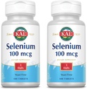 KAL 100 Mgg Selenium Comprimés sans levure, 100 comtes