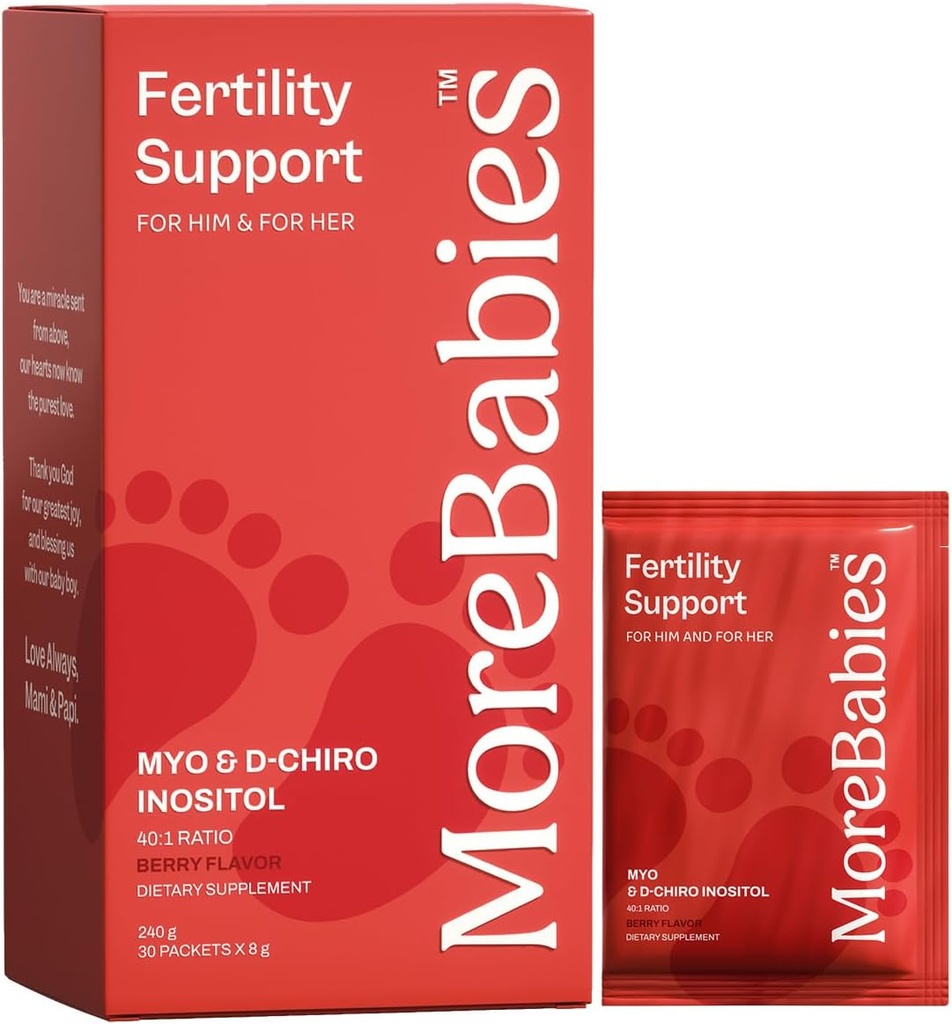 Myo-Inositol et D-Chiro Inositol supplément de fertilité pour les femmes et les hommes. 30 jours d'approvisionnement, Berry Flavored Packets. Il favorise la santé des fonctions ovariennes et la qualité du sperme.
