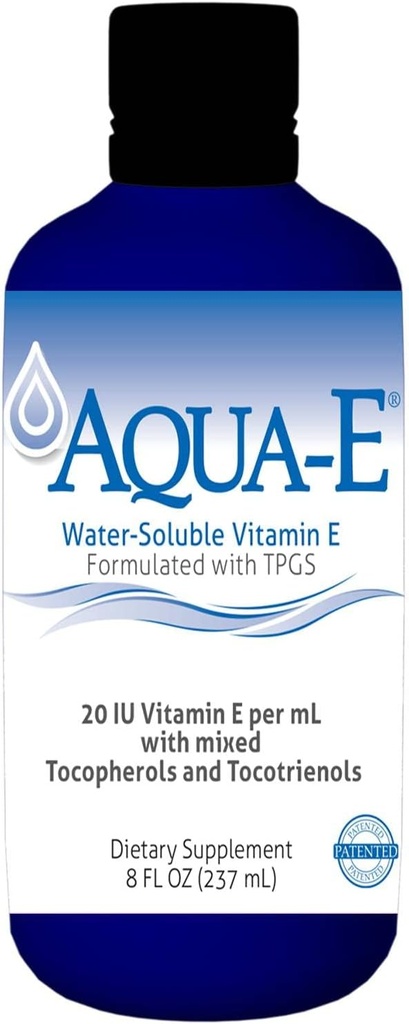 UNIQUE E A.C. Grace Company, Aqua-E Vitamine E soluble dans l'eau, tocophérols et tocotriénols, 8 fl oz (237 ml)