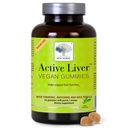 NOUVEAU NORD Œuf actif Gummies, Thistle de lait, Artichaut et supplément curcuma, Flaveur de mangue de pêche naturelle, sans sucre et végétalien, 60 comte (paquet de 1)
