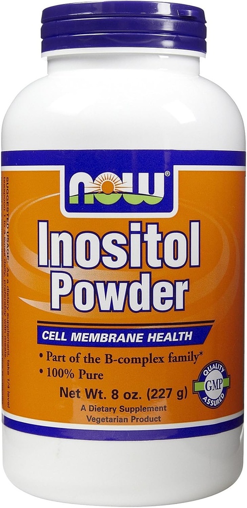 Now Foods Inositol Pure Powder, 8-Ounce 2Pack