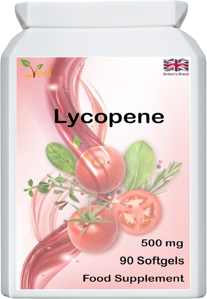 Lycopene 500 mg | 90 Softgel, 3 Month Supply.