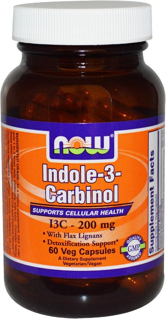 Nourriture Indole-3-Carbinol 200 mg-60 Caps Vegi