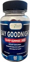 Say Goodnight Melatonin Gummies - Melatonin 2mg, Passionflower, mai promouvoir un cycle de sommeil sain, non-formage de bébé, ingrédients naturels, mai aider à calmer et détendre le corps, 60 Gummies