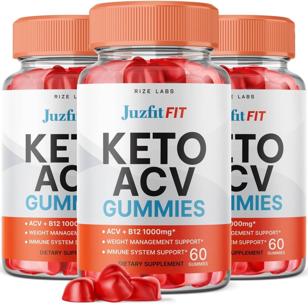 rize labs - Juzfit FIT Keto ACV Gummies for Advanced Weight Loss with Apple Cider Vinegar, Supplement for Belly Fat & Extra Strength (180 Gummies)