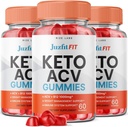 les laboratoires de taille - Juzfit FIT Keto ACV Gummies pour la perte de poids avancée avec vinaigre de cidre d'Apple, supplément pour Belly Fat & Extra Strength (180 Gummies)