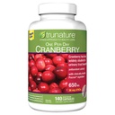 trunature Cranberry 650 mg, 140 capsules végétariennes (3 boîtes)