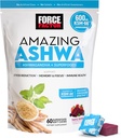 Force Factor Amazing Ashwa pour le soulagement du stress, la mémoire, le focus et le soutien immunitaire santé, Ashwaganda supplément avec KSM-66 Ashwagandha pour le stress, 60 Chews doux