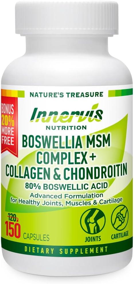 Boswellia MSM Complex 150 Caps – soutient la santé conjointe