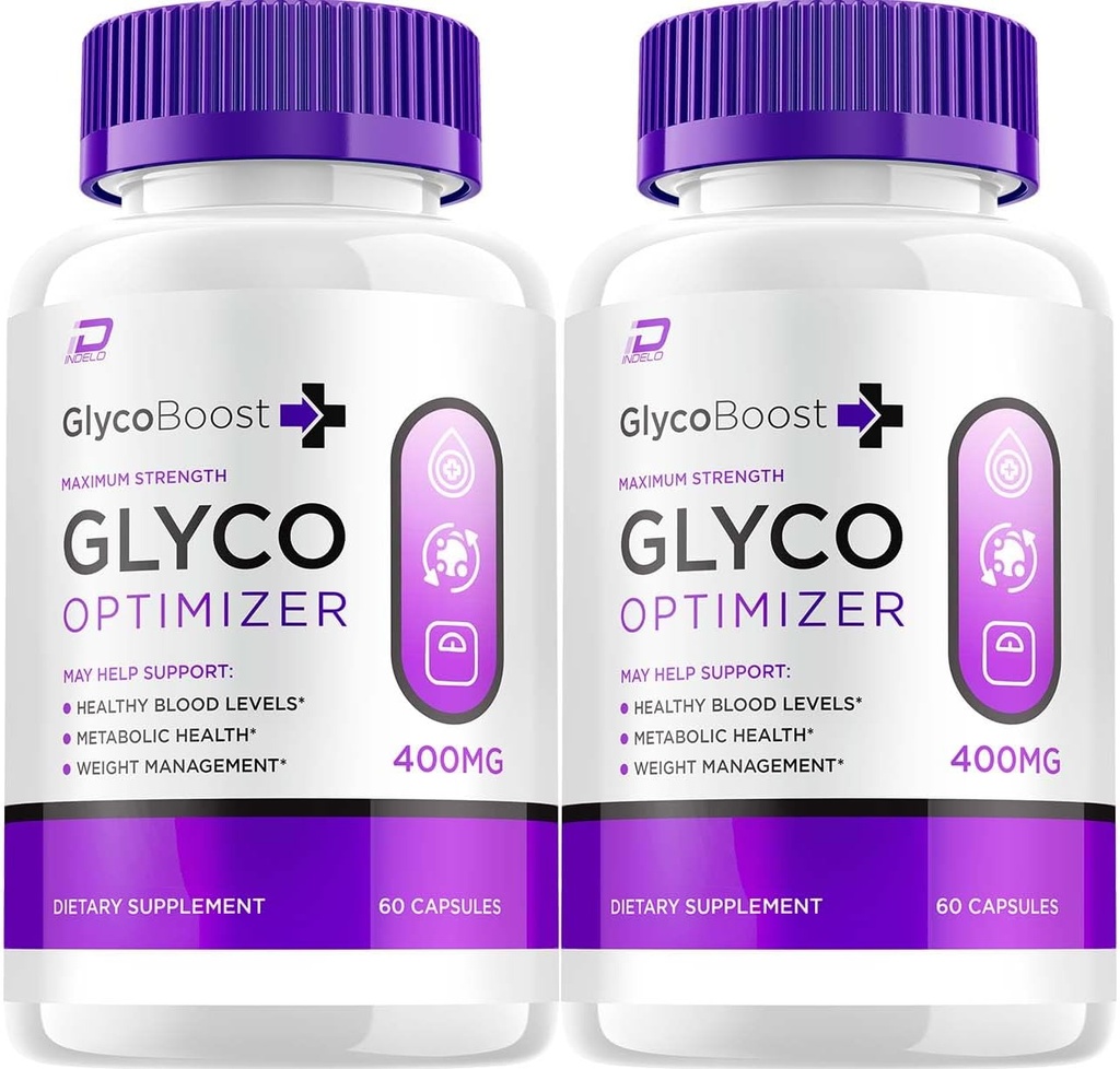 Glyco Boost Capsules, GlycoBoost Advanced Supplement, toute la formule naturelle pour maintenir des niveaux de santé, formule de force maximale, Glyco Optimizer Capsules Avis (2 Pack - 120 Capsules)