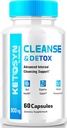 Ketosyn Cleanse & Detox Capsules, Ketosyn Pills pour la perte de poids avancée, supplément de soutien de mélange de kéto de force maximale, Keto Syn interne nettoyage Pastilles Avis (60 capsules)