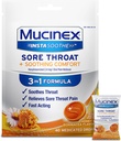 Mucinex Instasoothe Douleurs gouttes de soulagement de la gorge, Lozanges de la gorge douloureuse, Médecine de la gorge douloureuse avec Hexylresorcinol, Toux gouttes Alternative, Miel & Echinacea Flavor, 40 ct