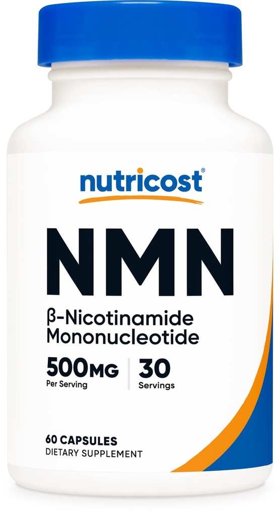 Nutricost NMN (Nicotinamide Mononucleotide) 500mg, 60 Capsules