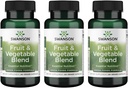 Mélange de fruits et légumes de Swanson - Mélange naturel de plus de 25 fruits et légumes qui fournissent des nutriments essentiels - Aliments verts puissants Supplément de légumes - (60 capsules de légumes)