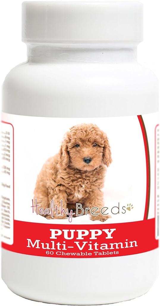 Les races saines Goldendoodle Puppy Dog Multivitamine Comprimé 60 Compte