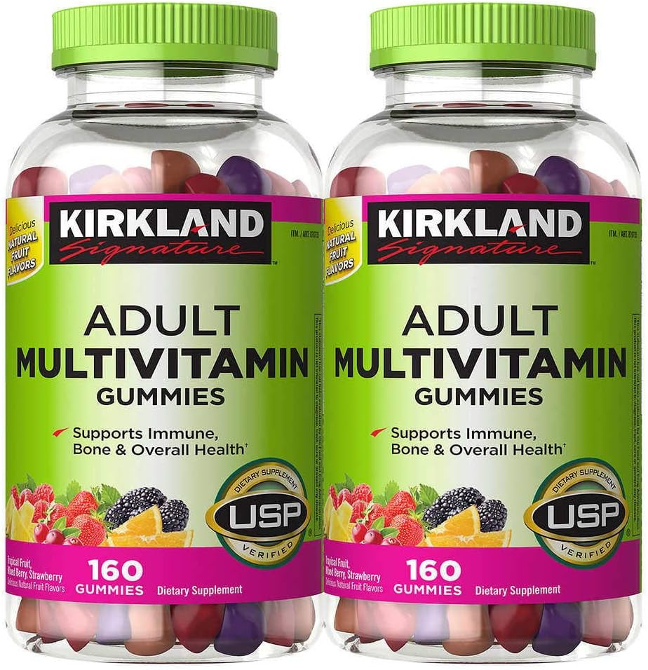 Kirkland Signature Multi-gommies adultes - 320 ct - 2 pk