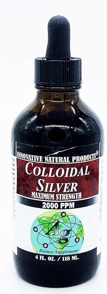 Argent colloïdal 2000 PPM (4 oz) par produits naturels innovants