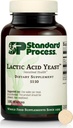 Standard Process Lactic Acid Yeast - Dietary Supplement for Digestive Health & Gut Support - Non-Soy & Vegetarian - 100 Wafers