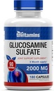 Tnvitamins Glucosamine Sulfate Capsules 2000 MG (180 Count)