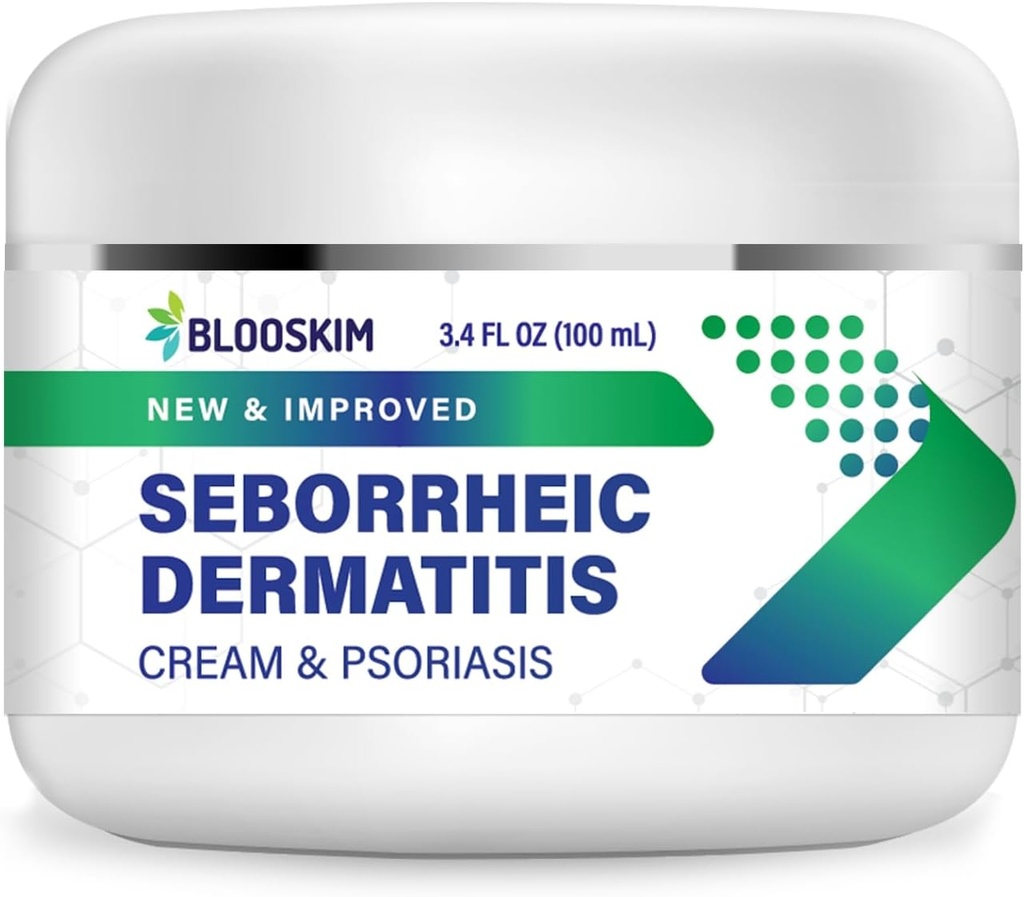 Crème visage de dermatite séborrhéique – traitement hydratant visage, scalp et corps pour peau molle, démangeaison – lotion quotidienne pour le psoriasis et le soulagement de la dermatite - hommes et femmes - 3,4 Fl Oz