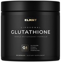 ELMNT 2150mg Supplément super liposomique de glutathion w. Vitamine C, Quercetin & Pure L Glutathion 2000mg Formule triple action Glutathion Supplément liposomique w. Phospholipide couche - 90 pilules, non-OGM