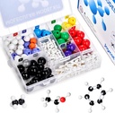 Kit de modèles moléculaires JoyCat (238pcs), des dons de sciences moléculaires de chimie biologique pour les étudiants et enseignants ochem et inorganiques