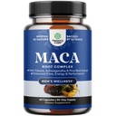 Potent Black Maca Root Capsules for Men - Supplément Bien-être Herbal avec Ginseng Sibérien Ashwagandha et Black Maca Root - Supplément Bien-être Homme pour soutenir la santé générale (30 portions)