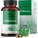 HERBAMAMA Capsules de racines de seaux d'or 700mg - Système respiratoire et soutien immunitaire avec supplément de poudre de seaux d'or - végétalien, non-OGM