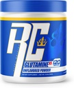 Ronnie Coleman Série Signature Poudre de glutamine, Supplément pour la récupération musculaire après l'entraînement, Suppléments avec L-Glutamine pour les hommes et les femmes, Soutien de la force, Mélange de boisson non aromatisé, 120 portions
