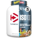 Dymatize Nutrition ISO100 Hydrolyzed Protein Powder, 100% Whey Isolate Protein, 25g of Protein, 5.5g BCAAs, Gluten Free, Fast Absorbing, Easy Digesting, Fruity Pebbles, 5lbs, white