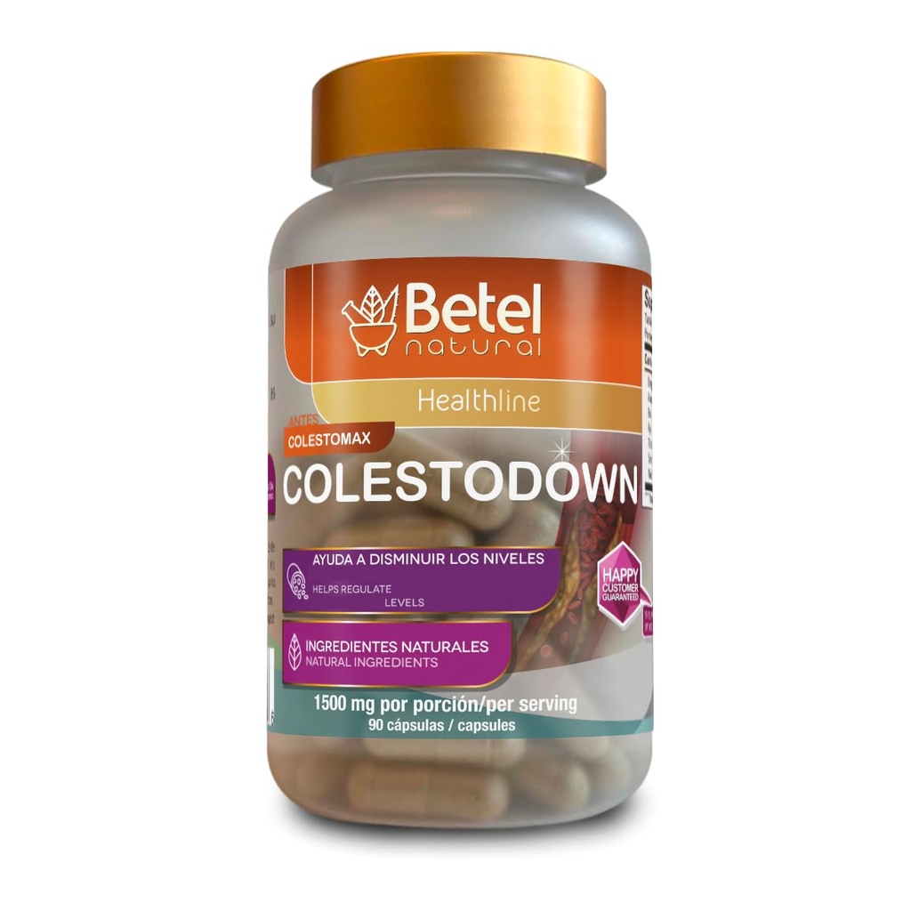 Betel Natural Colestomax Capsules Niveaux de cholestérol sains - 90 Capsules