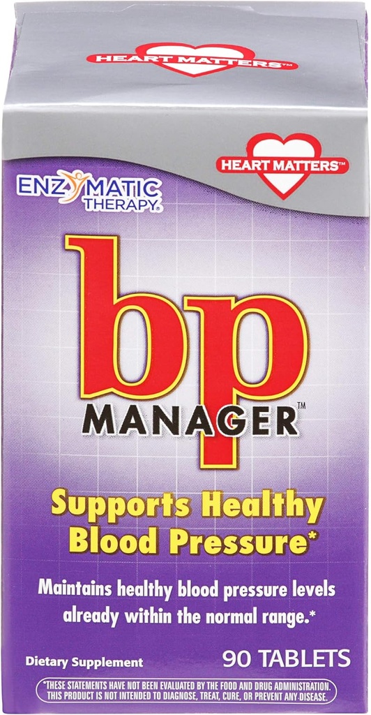 Thérapie enzymatique - Bp Manager, 90 comprimés [Santé et Beauté]