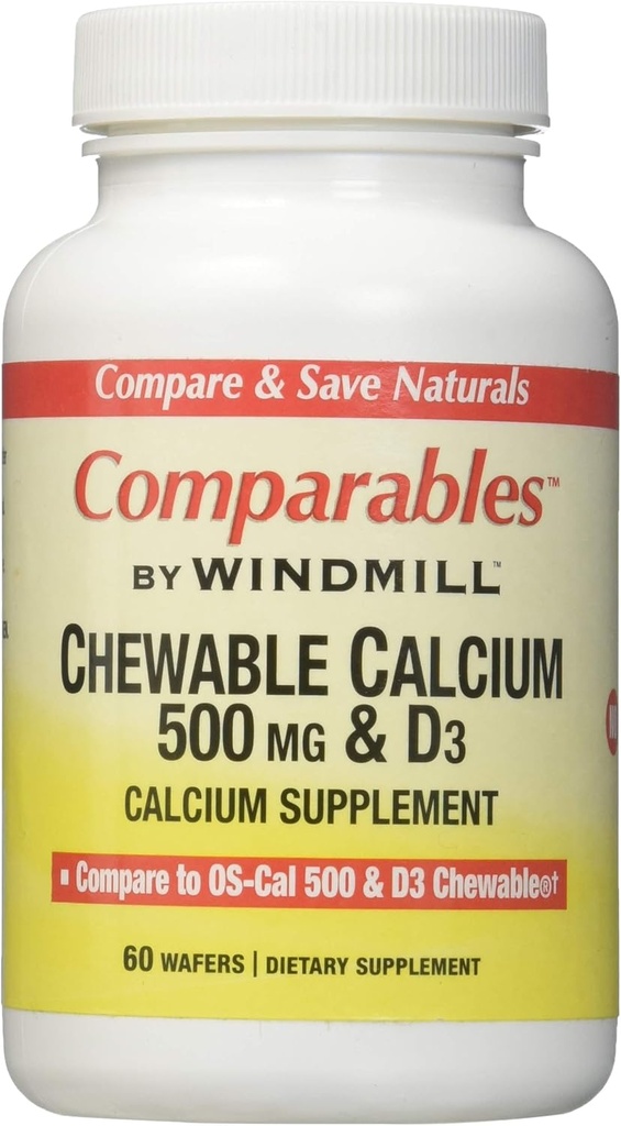 Calcium 500MG TABS CHEW WMILL Taille: 60