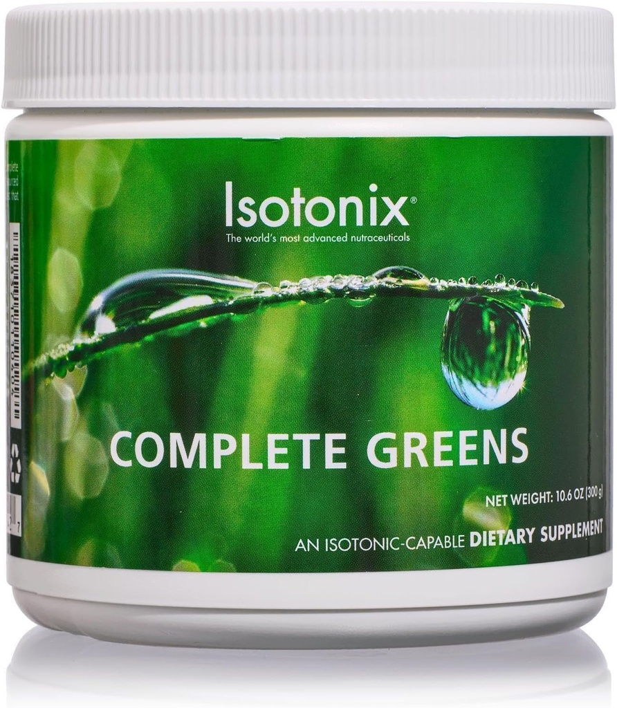 Isotonix Verts complets, ingrédients organiques, aide à maintenir un trait digestif sain, une nutrition bien rodée, peut aider à augmenter l'énergie, marché Amérique (30 services)
