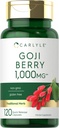 Carlyle Goji Berry 1000mg. 120 Capsules. Extrait concentré de Wolfberry Plant.