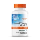 Meilleure vitamine naturelle K2 Mk-7 Capsule de docteur, soutient la santé osseuse et l'élasticité tissulaire douce, 180 Ct