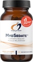 Designs for Health MyoSédate - Magnésium, racine valériane, fleur de passion + baume de citron - Promotion de la relaxation musculaire saine + support calme - Herbe non OGM + supplément minéral (120 capsules)