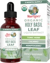 MaryRuth Organics Saint Basilic Sucre Sans Tulsi Holy Basilic Herbal Liquid Drops (Drops liquides) Antioxydants Fonction cognitive (Digestive Support) Niveau d'énergie (Végétalien) Non-GMO (Fl Oz)